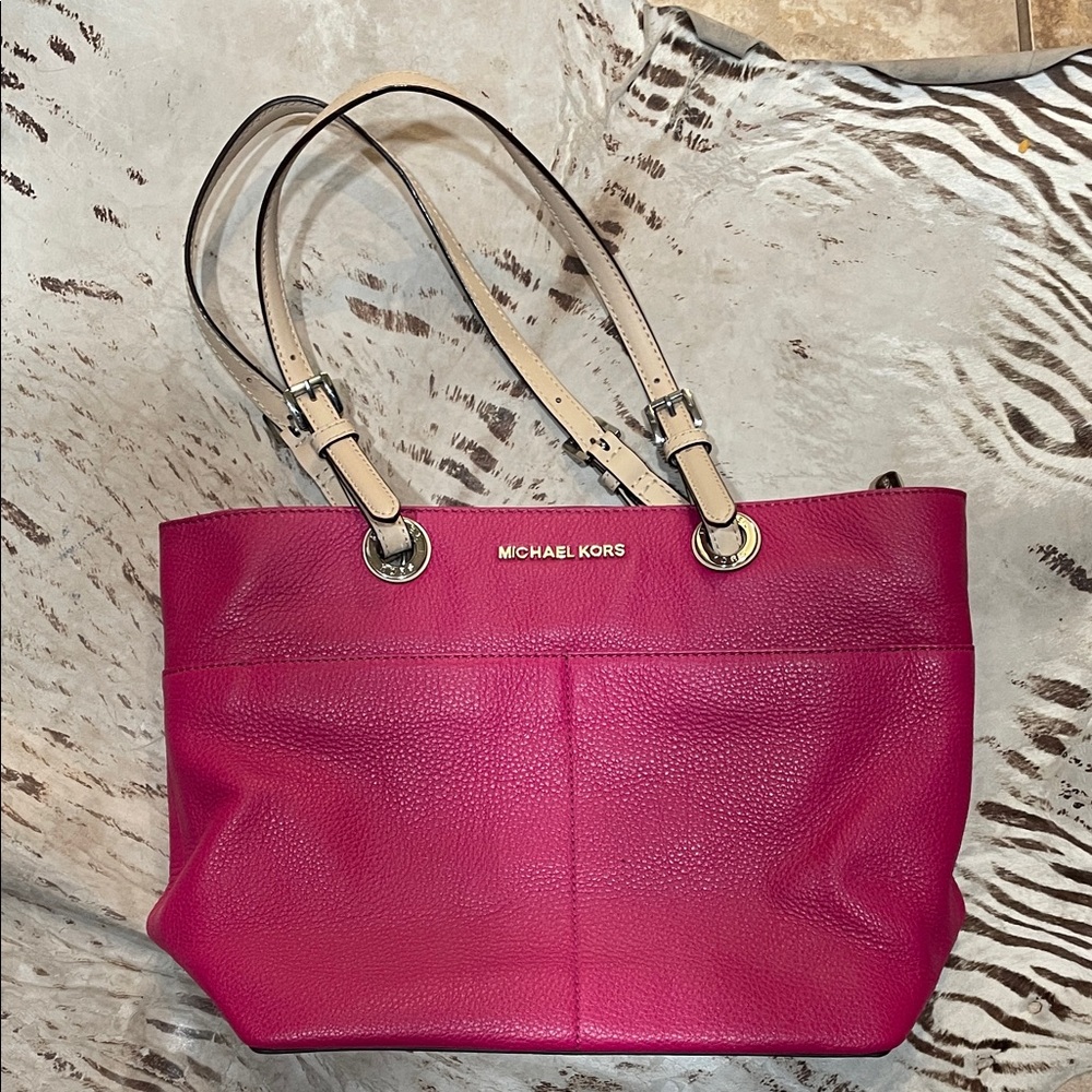 Michael Kors Fuchsia Tote Bag